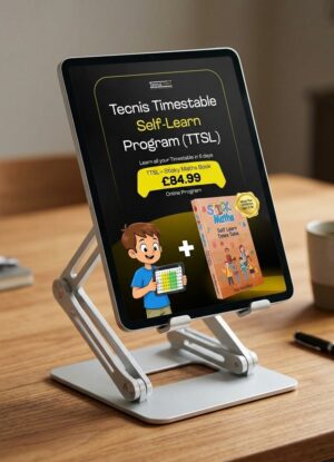 Tecnis Timestable Self-Learn Program (TTSL) plus Sticky Maths book, £84.99