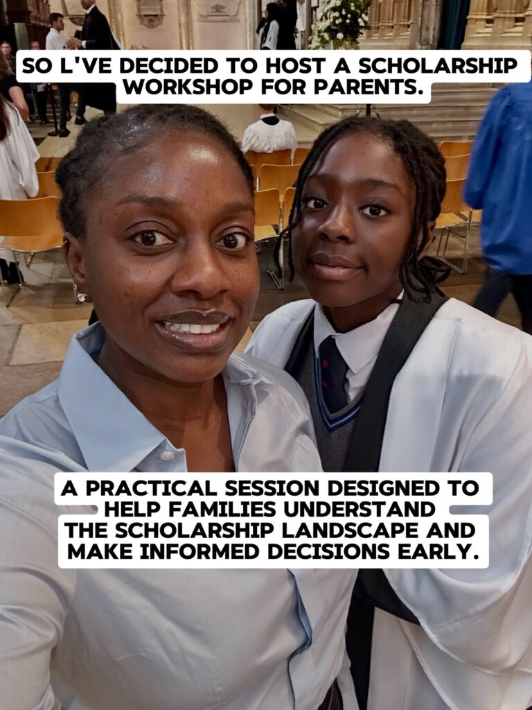 A practical scholarship workshop to help families make informed decisions early